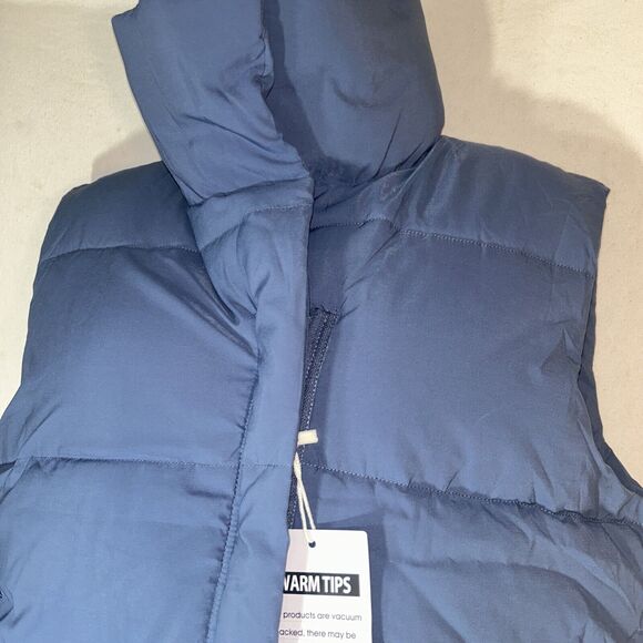 Fiona Jolin Puffer Vest Women Lightweight Winter Zip Up Stand Collar Sleeveless - Picture 2 of 6